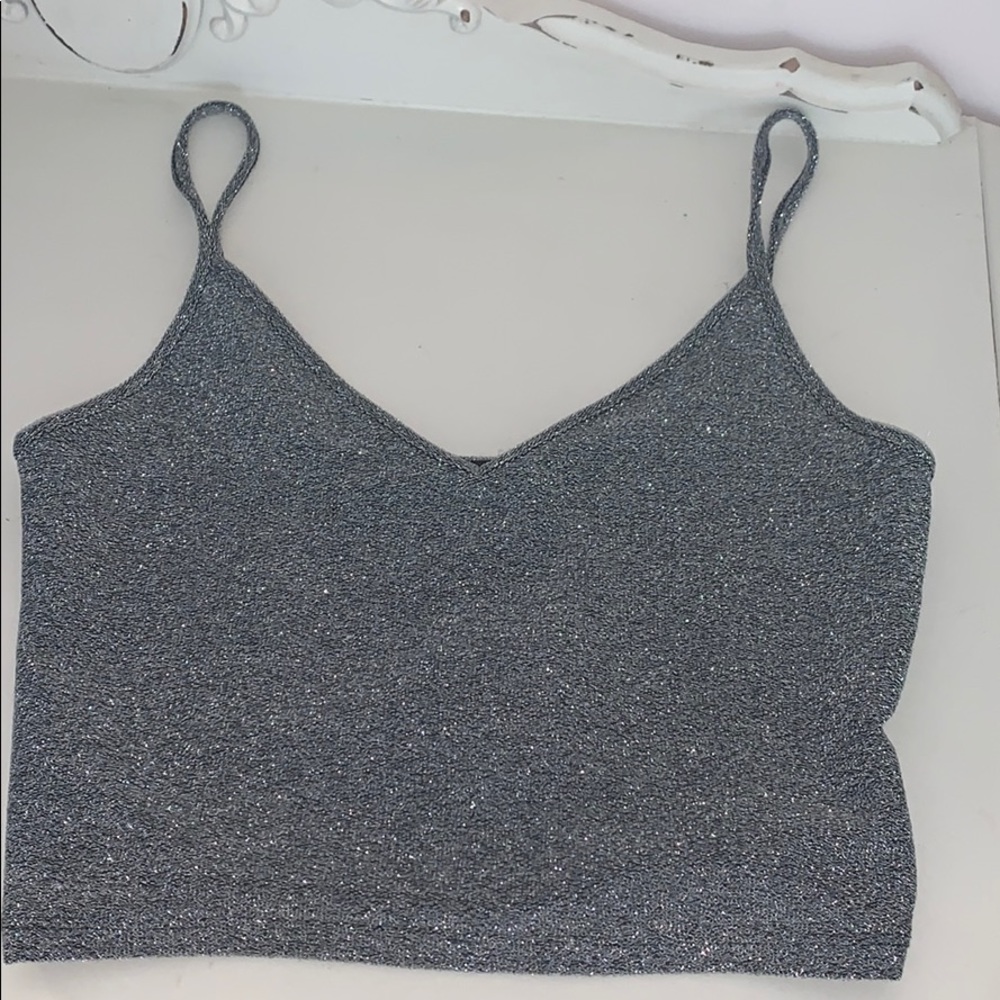 Super cute sparkly crop top